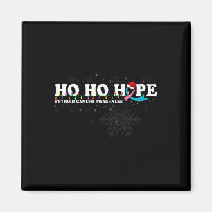 Krebsbewusstsein Weihnachtswunsch Magnet