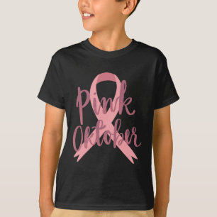 Krebsbewusstseins-T-Shirt - Im Oktober tragen wir T-Shirt