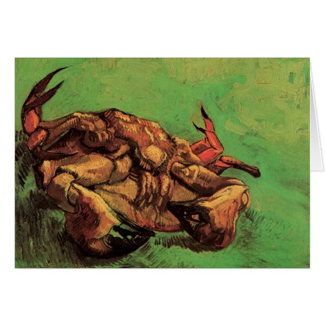 Krebse auf der Rückseite von Vincent van Gogh Gruß (Vorderseite (Horizontal))