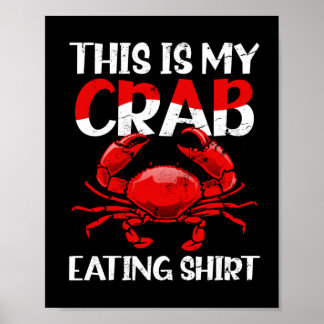 Krebse essen Shirt T - Shirt heute Vorhersage Kreb Poster