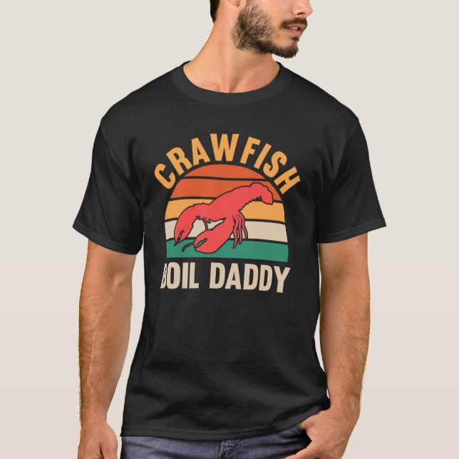 Krebse kochen Daddy Fisch T-Shirt (Vorderseite)