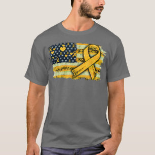 Krebserkrankung im Kindesalter - Männerflagge - Am T-Shirt