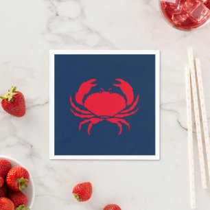 Krebserkrankung: rotes, weißes und blaues Papier Serviette