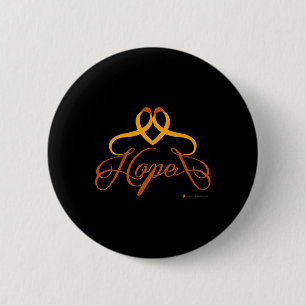Krebsfreie Leukämie Bewusstsein denken Orange Hope Button