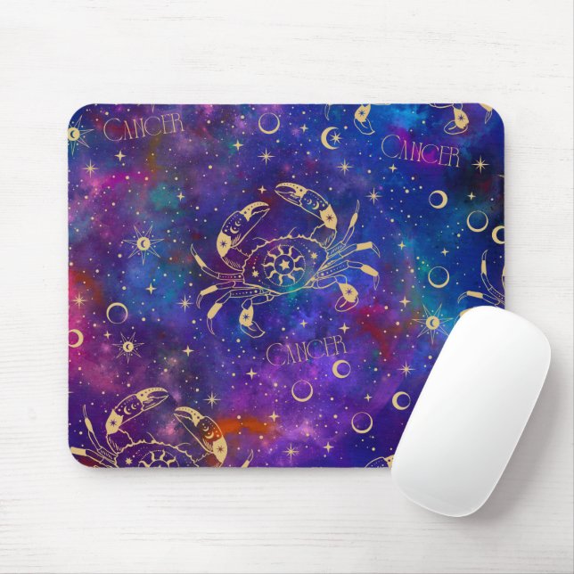Krebsgalaxie Mousepad (Mit Mouse)