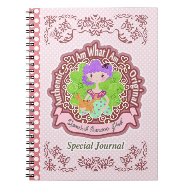 Krebshoroskop Notizblock (Vorderseite)