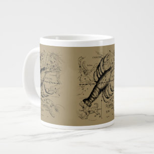 Krebskonstellation von Hevelius um 1690 Jumbo-Tasse