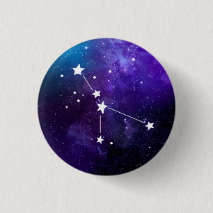 Krebskonstellation Zodiac Button