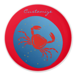 Krebskrebs Zodiac Thunder_Cove Keramikknauf