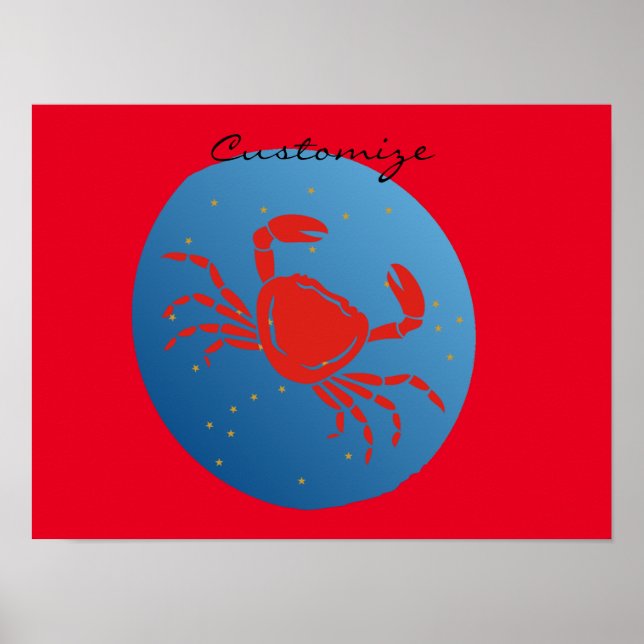 Krebskrebs Zodiac Thunder_Cove Poster (Vorne)