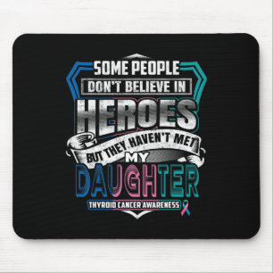Krebskrieger ich trage blaurosa Aquamarin für mein Mousepad