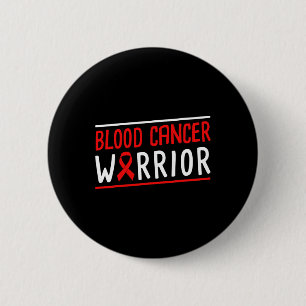 Krebskrieger im Blut, rotes Band Button