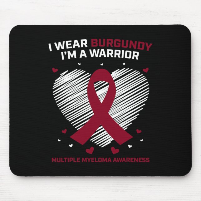 Krebskrieger Multiples Myelom-Bewusstsein Pr Mousepad (Vorne)