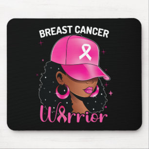 Krebskrieger Schwarze Frauen Brustkrebs Bewusstsei Mousepad