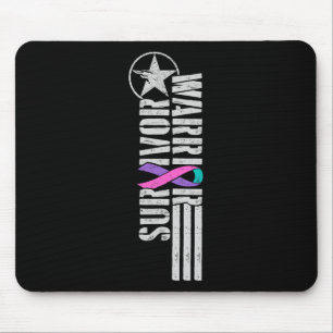 Krebskrieger-Überlebende - Militärisches Bewusstse Mousepad
