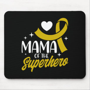 Krebsmama eines Superhelden Mousepad