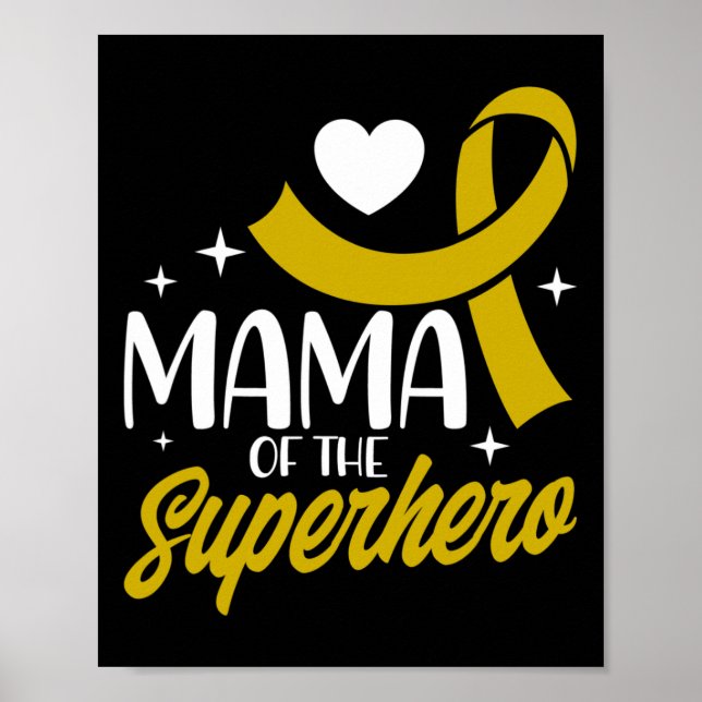 Krebsmama eines Superhelden Poster (Vorne)