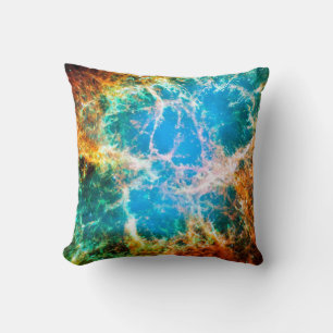 Krebsnebel-Supernova-Überrest Hubble-Weltraumfoto Kissen