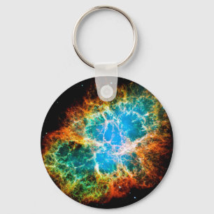 Krebsnebel-Supernova-Überrest Hubble-Weltraumfoto Schlüsselanhänger