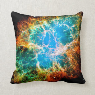 Krebsnebel-Supernovaüberrest Hubble-Weltraumfoto Kissen