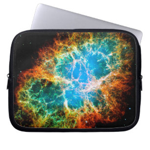 Krebsnebel-Supernovaüberrest Hubble-Weltraumfoto Laptopschutzhülle