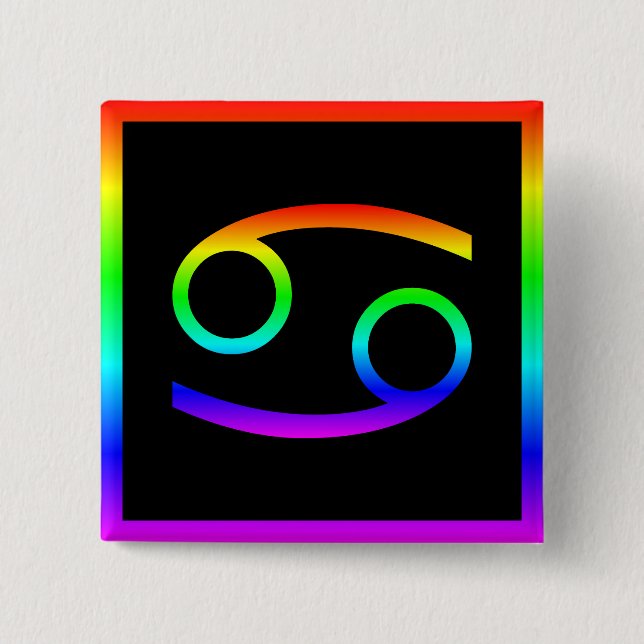 Krebsrenbow Button (Vorderseite)