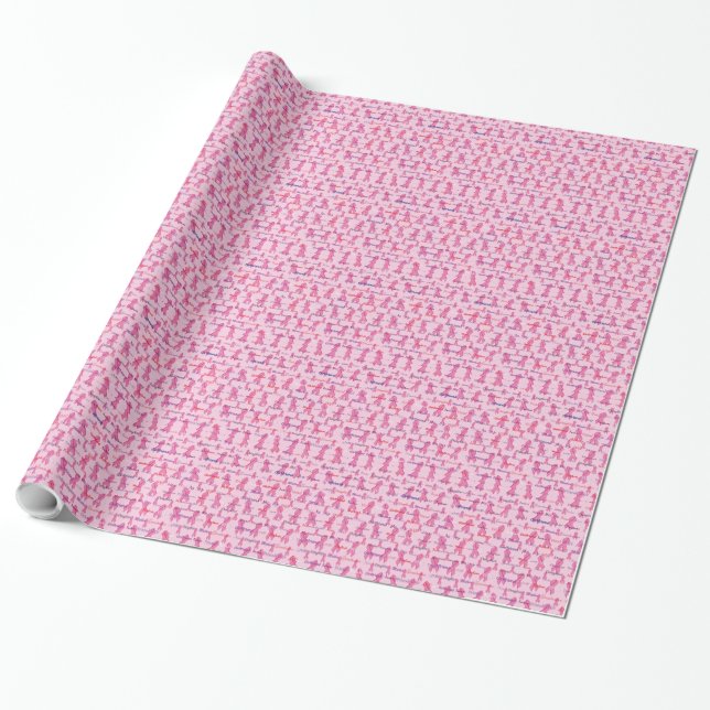 Krebsribone - Finden Sie eine Heilung für Krebs Geschenkpapier (Ungerollt)