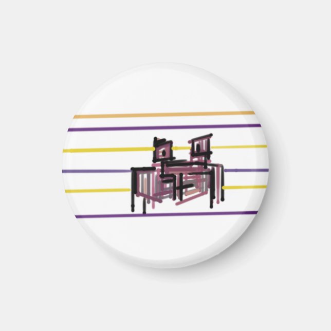 Krebssommerfreude Magnet (Vorne)