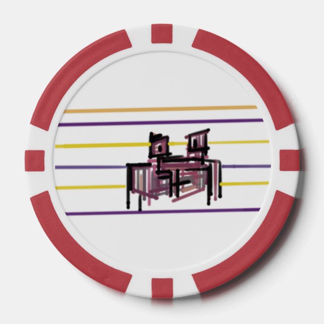 Krebssommerfreude Pokerchips (Vorderseite)