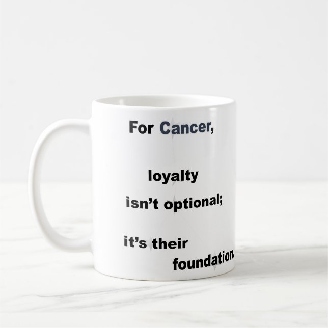 Krebsspass und Inspirierend Design für tägliche Nu Kaffeetasse (Links)