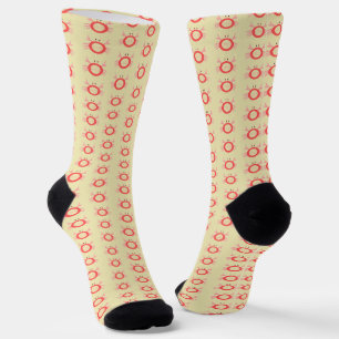 Krebsstern - Gemusterte Krebserkrankung Socken