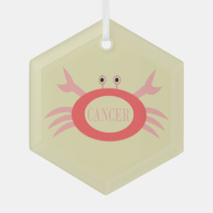 Krebsstern-Schildkröte Ornament Aus Glas