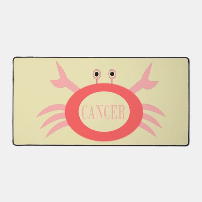 Krebsstern-Schildkröte Schreibtischunterlage (Vorderseite)