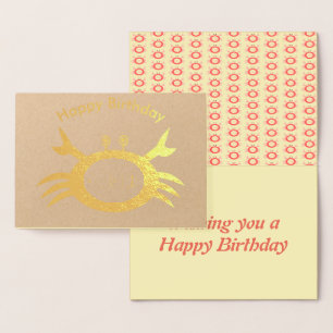 Krebsstern-Schildkrötenschutzkarte Folienkarte