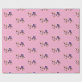 Krebssternenschild Papier rosa Hintergrund Geschenkpapier