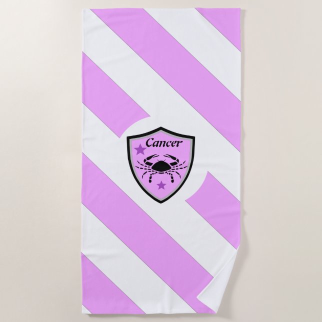 Krebssymbol    strandtuch (Vorderseite)