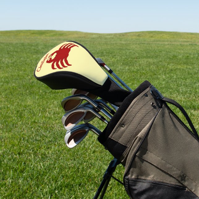 Krebstier-Design Golf Headcover (In SItu)