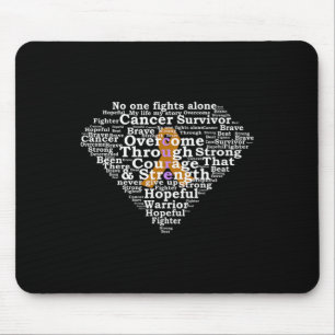 Krebsüberlebender Superheld aus der Kindheit Mousepad