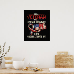 Krebsüberlebender Veteran - Unterschätze mich nich Poster