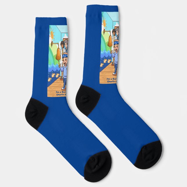 Krebsüberlebung Männer und Frauen Crew Socken (Rechts)
