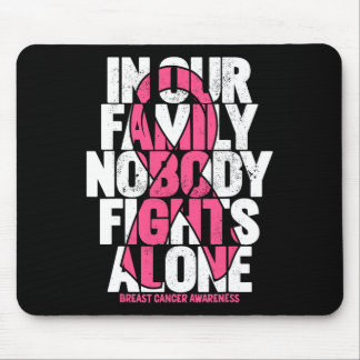 Krebsunterstützung Pink Familienbrustkrebs-Bewusst Mousepad