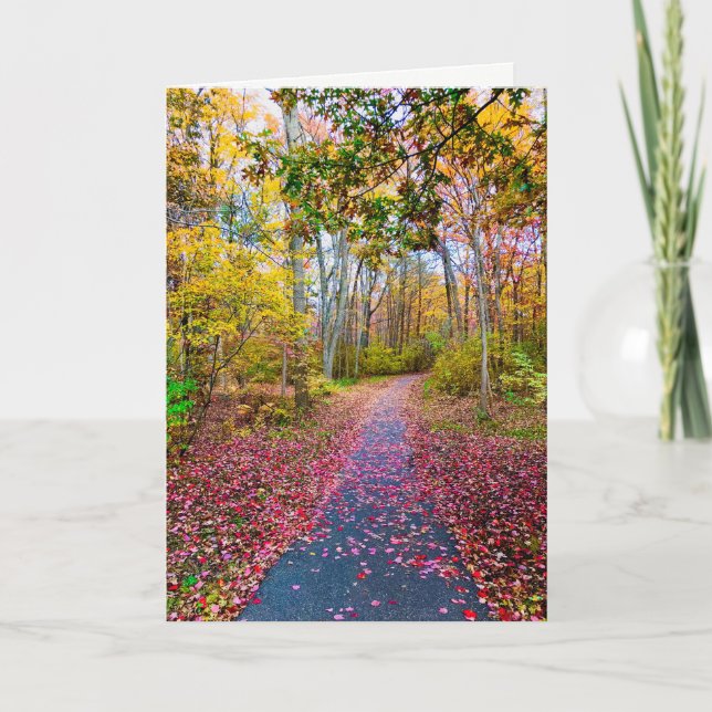 Kreditkarte für den Herbst Karte (Vorderseite)