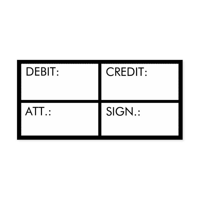 Kreditwürdigkeit bei der Unternehmensbuchführung Permastempel (Design)