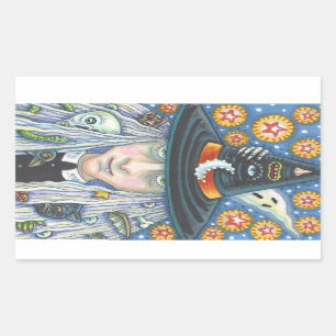 KREEPY WITCH, EVIL EYE, SKULL, VAMPIRE STICKER