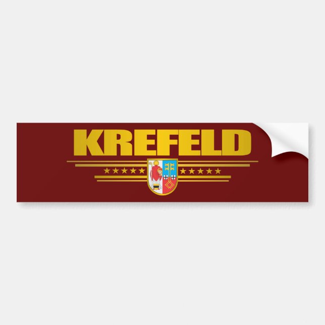 Krefeld Autoaufkleber (Vorne)