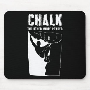 Kreide Das andere weiße Pulver - Sportklettern Mousepad