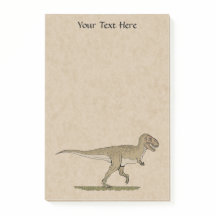 Kreide Dinosaurier Tyrannosaurus rex Postit Hinwei