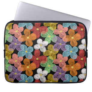 Kreide-Gänseblümchen Laptopschutzhülle