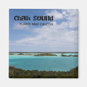 Kreide-Ton, Türken und Caicos (TCI), karibisch Magnet