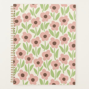 Kreideblumengarten Retro Pastell-Inspiriert  Planer